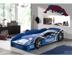 LUCEVI - Peuter Police Car - 173x75x41cm - Blauw