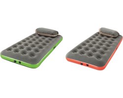 Luchtbed - Bestway - opblaasbed - 188x99x22cm - fluweel