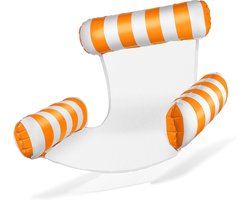 Luchtmatras, zwembad, opblaasbare stoel, waterstoel met rugleuning en armleuningen, zwemzitje, zwembadstoel, zonnestoel, waterrelaxstoel