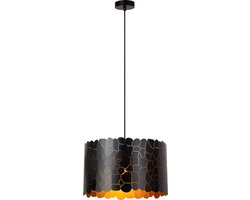 Lucide ALMELO - Hanglamp - Ø 40 cm - 1xE27 - Zwart