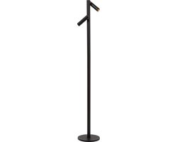 Lucide ANTRIM - Oplaadbare Leeslamp Binnen/Buiten - Accu/Batterij - LED Dimb. - 2x2,2W 2700K - IP54 - Met draadloos oplaadstation - Zwart