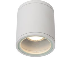 Lucide AVEN - Plafondspot (Plafondlamp) Badkamer - Ø 9 cm - 1xGU10 - IP65 - Wit
