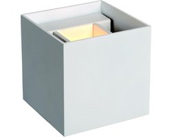 Lucide AXI - Wandspot / Wandlamp Badkamer - LED - 2x3,5W 2700K - IP54 - Verstelbare stralingshoek - Wit