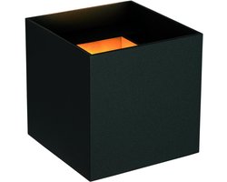 Lucide AXI - Wandspot / Wandlamp Badkamer - LED - 2x3,5W 2700K - IP54 - Verstelbare stralingshoek - Zwart