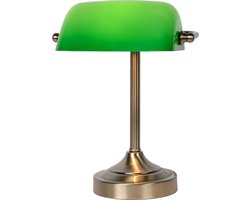 Lucide BANKER - Bureaulamp - 1xE14 - Brons