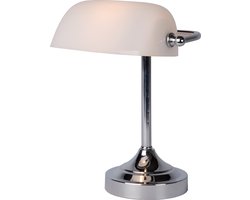 Lucide BANKER - Bureaulamp - 1xE14 - Chroom