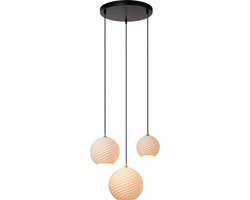 Lucide BINA - Hanglamp - Ø 40 cm - 3xE27 - Wit