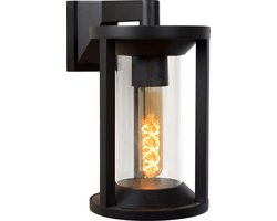Lucide CADIX - Wandlamp Binnen/Buiten - 1xE27 - IP65 - Zwart