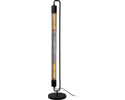 Lucide CALIXT - Vloerlamp - 2xE27 - Zwart