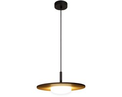 Lucide CARMINO - Hanglamp - Ø 38,7 cm - LED - 1x8W 2700K - Taupe | Essential
