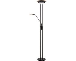 Lucide CHAMPION-LED - Leeslamp - Ø 30 cm - LED Dimbaar - 3000K - Zwart