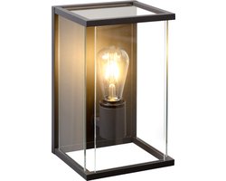 Lucide CLAIRE - Wandlamp Binnen/Buiten - 1xE27 - IP54 - Antraciet