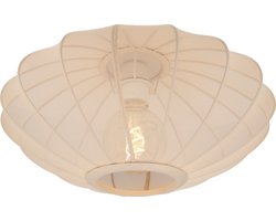 Lucide CORINA - Plafonnière (Plafondlamp) - Ø 40 cm - 1xE27 - Beige - Japandi