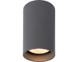 Lucide DELTO - Plafondspot (Plafondlamp) - Ø 5,5 cm - LED Dim to warm - GU10 - 1x5W 2200K/3000K - Grijs