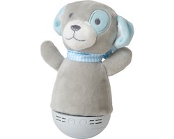 Lucide DOLLY - Nachtlamp Kinderkamer - Batterijen - LED - 1x3W 2700K - Met muziekfunctie - Grijs