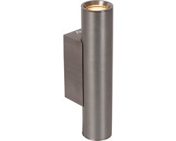 Lucide DUPLA - Wandspot / Wandlamp - 2xGU10 (MR11) - Grijs ijzer
