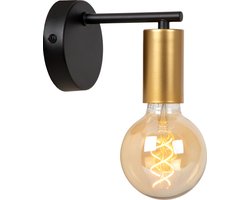 Lucide ENYA - Wandlamp - 1xE27 - Zwart