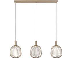 Lucide ESTEREL - Hanglamp - 3xGU10 (MR11) - Taupe | Essential