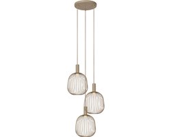 Lucide ESTEREL - Hanglamp - 3xGU10 (MR11) - Taupe | Essential
