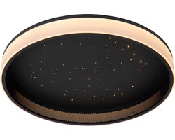 Lucide ESTREJA - Plafonnière (Plafondlamp) - Ø 40 cm - LED 3 StepDim - CCT - 2500K/3000K - Zwart