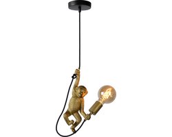 Lucide EXTRAVAGANZA CHIMP - Hanglamp - Ø 17,6 cm - 1xE27 - Zwart