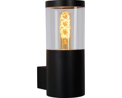 Lucide FEDOR - Wandlamp Binnen/Buiten - 1xE27 - IP44 - Zwart