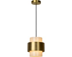Lucide FIRMIN - Hanglamp - Ø 20 cm - 1xE27 - Mat Goud / Messing