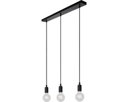Lucide FIX - Hanglamp - 3xE27 - Zwart