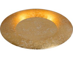Lucide FOSKAL - Plafonnière (Plafondlamp) - Ø 34,5 cm - LED - 1x12W 2700K - Messing