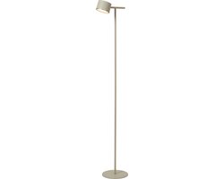 Lucide GIAN - Vloerlamp - LED Dimb. - 1x9W 2700K - Taupe