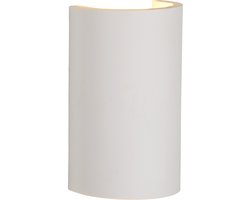 Lucide GIPSY - Wandlamp - 1xG9 - Wit - Japandi