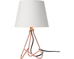 Lucide GITTA - Tafellamp - Ø 17 cm - 1xE14 - Koper