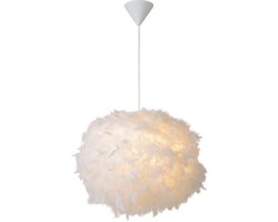 Lucide GOOSY SOFT - Hanglamp - Ø 50 cm - 1xE27 - Wit