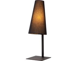 Lucide GREGORY - Tafellamp - 1xE27 - Zwart