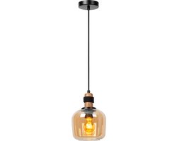 Lucide ILONA - Hanglamp - Ø 18 cm - 1xE27 - Amber