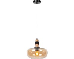 Lucide ILONA - Hanglamp - Ø 30 cm - 1xE27 - Amber