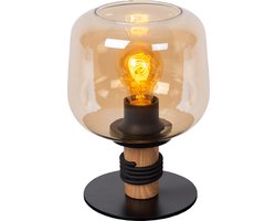 Lucide ILONA - Tafellamp - Ø 18 cm - 1xE27 - Amber