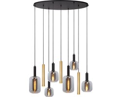 Lucide JOANET - Hanglamp - 6xE27 - Messing