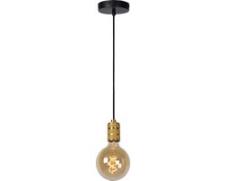 Lucide JOVA - Hanglamp - Ø 12 cm - 1xE27 - Mat Goud / Messing