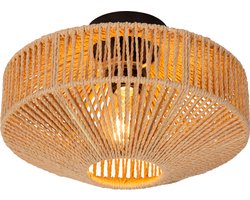 Lucide JUUL - Plafonnière (Plafondlamp) - 1xE27 - Naturel