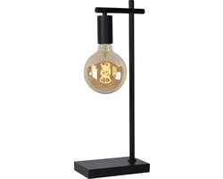 Lucide LEANNE - Tafellamp - 1xE27 - Zwart
