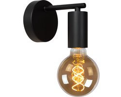 Lucide LEANNE - Wandlamp - 1xE27 - Zwart