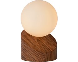 Lucide LEN - Tafellamp - Ø 10 cm - 1xG9 - Hout - Japandi