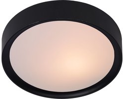 Lucide LEX - Plafonnière (Plafondlamp) - Ø 25 cm - 1xE27 - Zwart