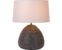 Lucide MADUKA - Tafellamp - Ø 45 cm - 1xE27 - Zwart