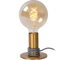 Lucide MARIT - Tafellamp - 1xE27 - Mat Goud / Messing