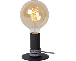 Lucide MARIT - Tafellamp - 1xE27 - Zwart