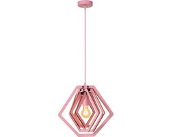 Lucide MAURO - Hanglamp Kinderkamer - 1xE27 - Roze