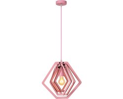 Lucide MAURO - Hanglamp Kinderkamer - 1xE27 - Roze