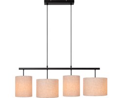 Lucide MAYA - Hanglamp - 4xE27 - Beige - Japandi
